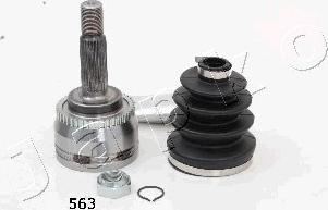 Japko 62563 - Шарнирный комплект, ШРУС, приводной вал autospares.lv