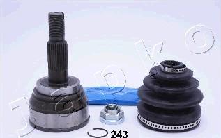 Japko 62243 - Шарнирный комплект, ШРУС, приводной вал autospares.lv