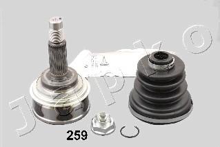 Japko 62259 - Шарнирный комплект, ШРУС, приводной вал autospares.lv