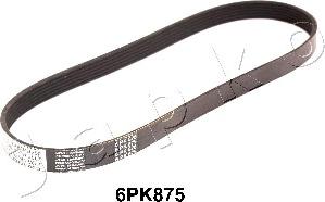 Japko 6PK0875 - Поликлиновой ремень autospares.lv