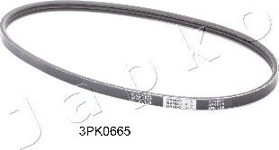 Japko 3PK665 - Поликлиновой ремень autospares.lv