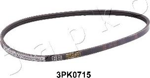Japko 3PK0715 - Поликлиновой ремень autospares.lv