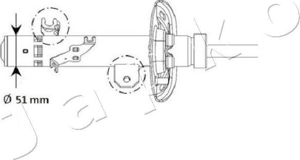 Japko MJ01130 - Амортизатор autospares.lv