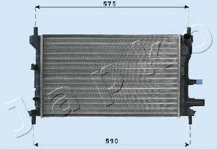 Japko RDA053060 - Радиатор, охлаждение двигателя autospares.lv
