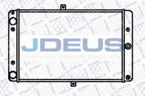 Jdeus 049M01 - Радиатор, охлаждение двигателя autospares.lv