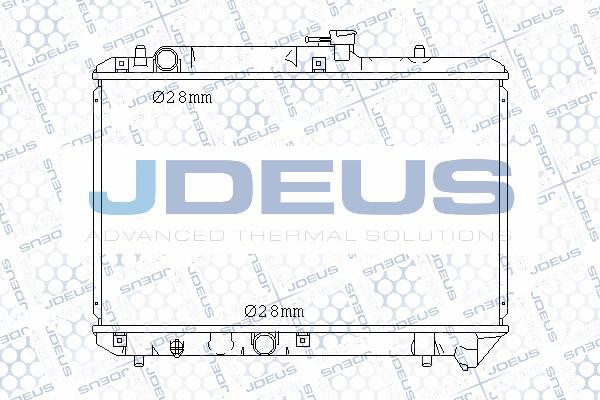 Jdeus 042M04 - Радиатор, охлаждение двигателя autospares.lv
