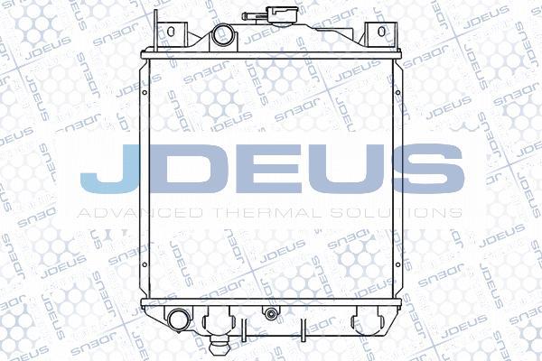 Jdeus 042M06 - Радиатор, охлаждение двигателя autospares.lv