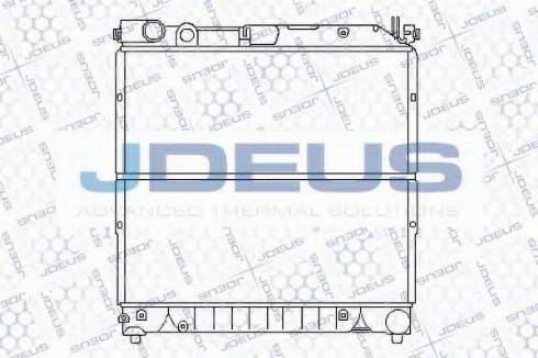 Jdeus 042M13 - Радиатор, охлаждение двигателя autospares.lv