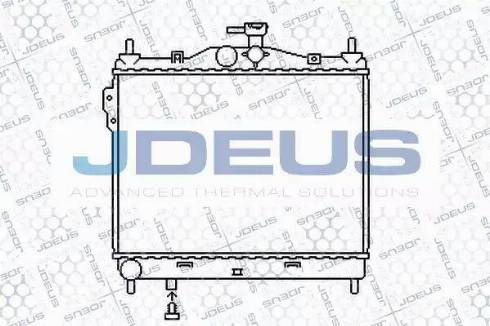 Jdeus 054M16 - Радиатор, охлаждение двигателя autospares.lv