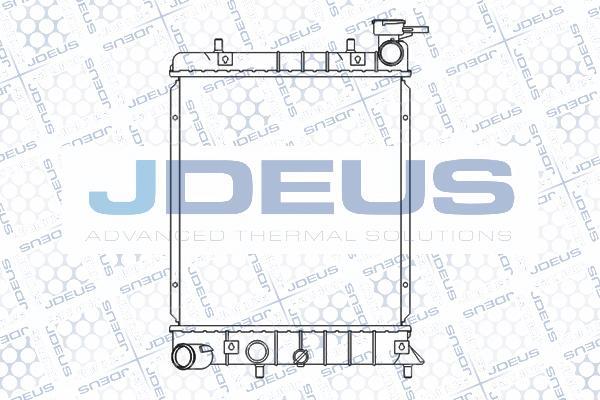 Jdeus 054M18 - Радиатор, охлаждение двигателя autospares.lv