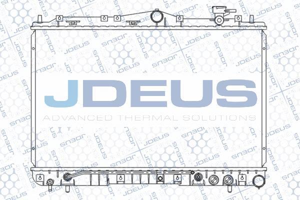 Jdeus 054M13 - Радиатор, охлаждение двигателя autospares.lv