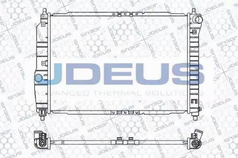 Jdeus 056M08 - Радиатор, охлаждение двигателя autospares.lv