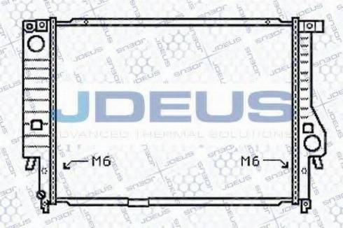 Jdeus 005M21 - Радиатор, охлаждение двигателя autospares.lv