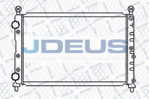 Jdeus 000M02 - Радиатор, охлаждение двигателя autospares.lv