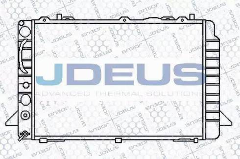 Jdeus 001M08 - Радиатор, охлаждение двигателя autospares.lv