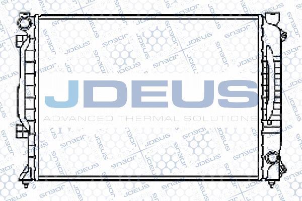 Jdeus 001M16 - Радиатор, охлаждение двигателя autospares.lv