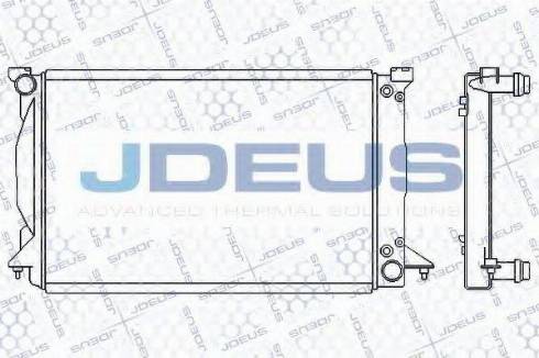 Jdeus 001M13 - Радиатор, охлаждение двигателя autospares.lv