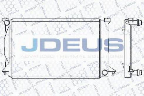 Jdeus 001M12 - Радиатор, охлаждение двигателя autospares.lv