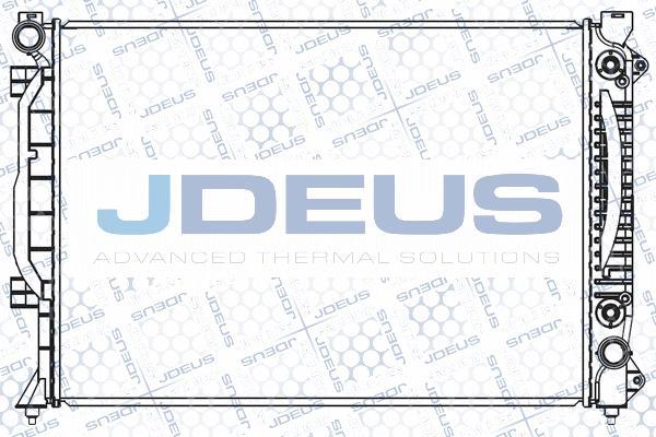 Jdeus 001M17 - Радиатор, охлаждение двигателя autospares.lv