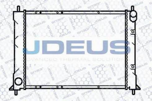 Jdeus 002M15 - Радиатор, охлаждение двигателя autospares.lv