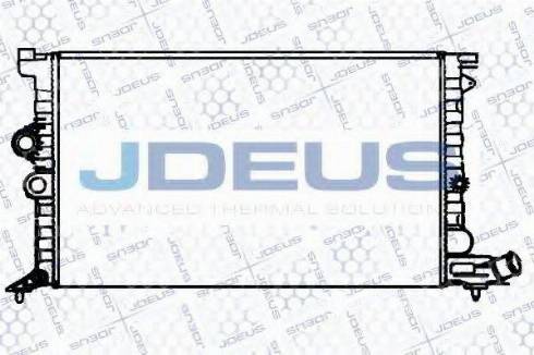 Jdeus 007V38 - Радиатор, охлаждение двигателя autospares.lv