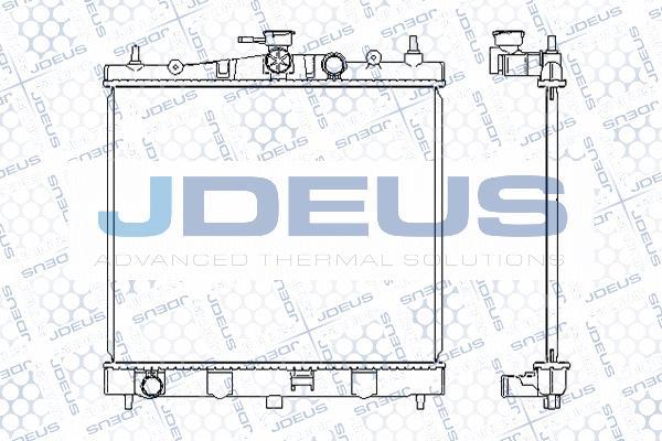 Jdeus 019M54 - Радиатор, охлаждение двигателя autospares.lv