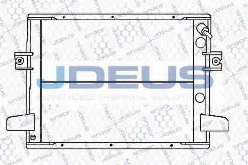 Jdeus 014V01 - Радиатор, охлаждение двигателя autospares.lv