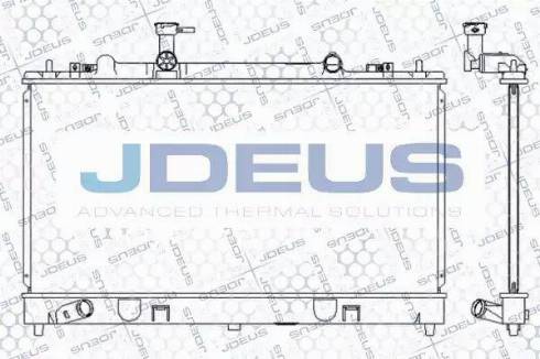 Jdeus 016M29 - Радиатор, охлаждение двигателя autospares.lv