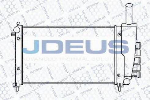 Jdeus 011M66 - Радиатор, охлаждение двигателя autospares.lv