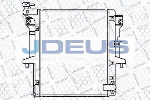 Jdeus 018M45 - Радиатор, охлаждение двигателя autospares.lv