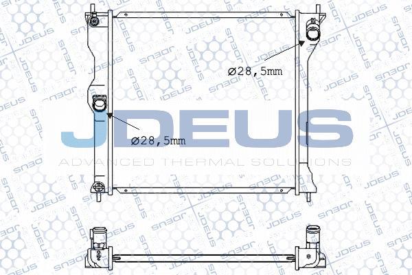 Jdeus 018M72 - Охладитель, электромотор autospares.lv