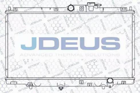 Jdeus 013N20 - Радиатор, охлаждение двигателя autospares.lv