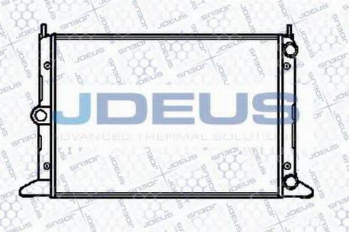 Jdeus 012V09 - Радиатор, охлаждение двигателя autospares.lv