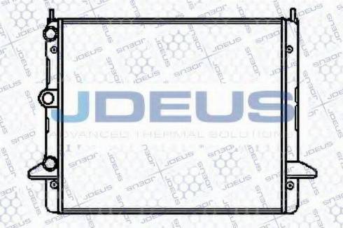 Jdeus 012V08 - Радиатор, охлаждение двигателя autospares.lv