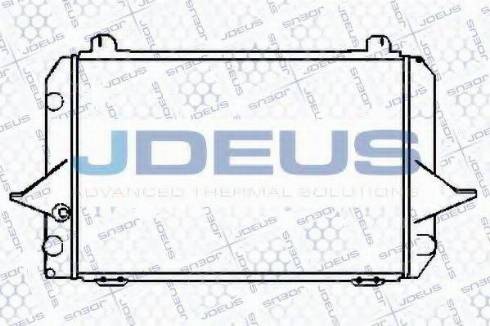 Jdeus 012V03 - Радиатор, охлаждение двигателя autospares.lv