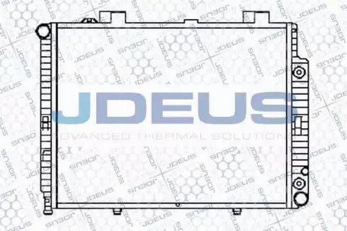 Jdeus 017M34 - Радиатор, охлаждение двигателя autospares.lv