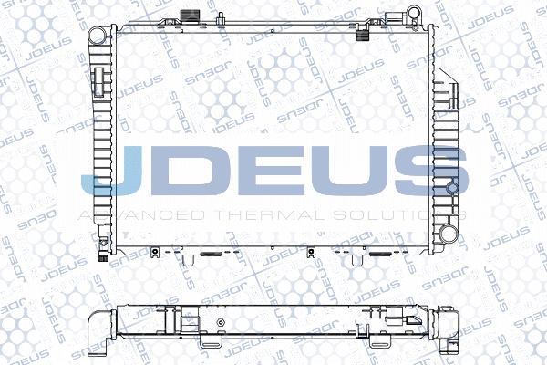 Jdeus 017M36A - Радиатор, охлаждение двигателя autospares.lv