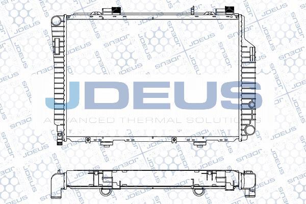 Jdeus 017M32A - Радиатор, охлаждение двигателя autospares.lv