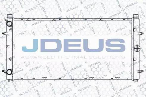 Jdeus 030B34 - Радиатор, охлаждение двигателя autospares.lv