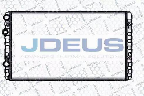 Jdeus 030V39 - Радиатор, охлаждение двигателя autospares.lv