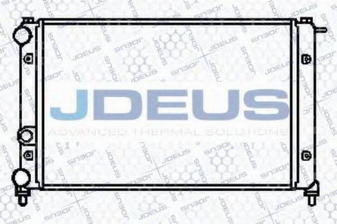 Jdeus 025B02 - Радиатор, охлаждение двигателя autospares.lv