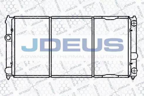 Jdeus 025E15 - Радиатор, охлаждение двигателя autospares.lv