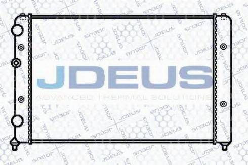 Jdeus 025M18 - Радиатор, охлаждение двигателя autospares.lv