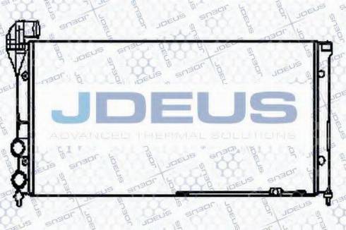 Jdeus 025M21 - Радиатор, охлаждение двигателя autospares.lv