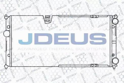 Jdeus 025V13 - Радиатор, охлаждение двигателя autospares.lv