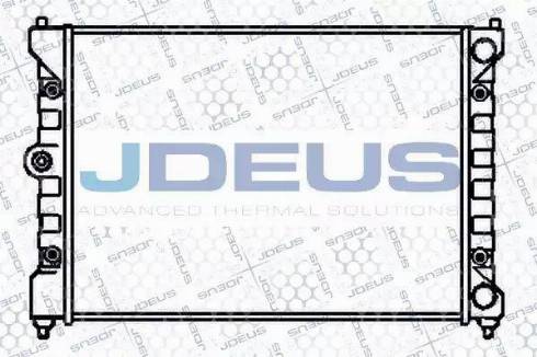 Jdeus 025V12 - Радиатор, охлаждение двигателя autospares.lv