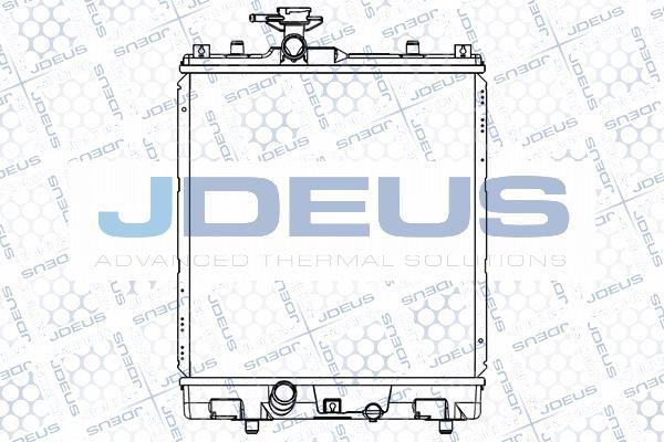 Jdeus 020M52 - Радиатор, охлаждение двигателя autospares.lv