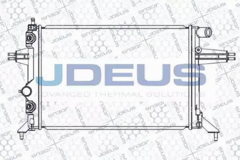 Jdeus 020M29 - Радиатор, охлаждение двигателя autospares.lv