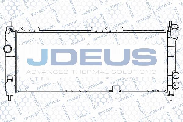 Jdeus 020M26 - Радиатор, охлаждение двигателя autospares.lv