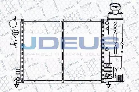 Jdeus 021E18 - Радиатор, охлаждение двигателя autospares.lv